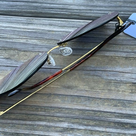 Leith Sunglasses Women Sunglasses UV Protect Gold Plated Cat Eyes Mirror Lenses - Picture 8 of 12